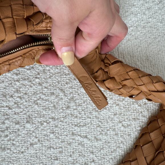 Cleobella Tan Woven Morgan Handbag - Picture 8 of 14